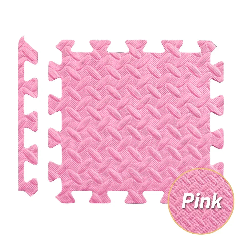 Carreaux de sol en mousse EVA à emboîtement pour salle de sport à domicile, polymère de fitness, puzzle antidérapant, équipement de gym, enfants, 4-20 pièces