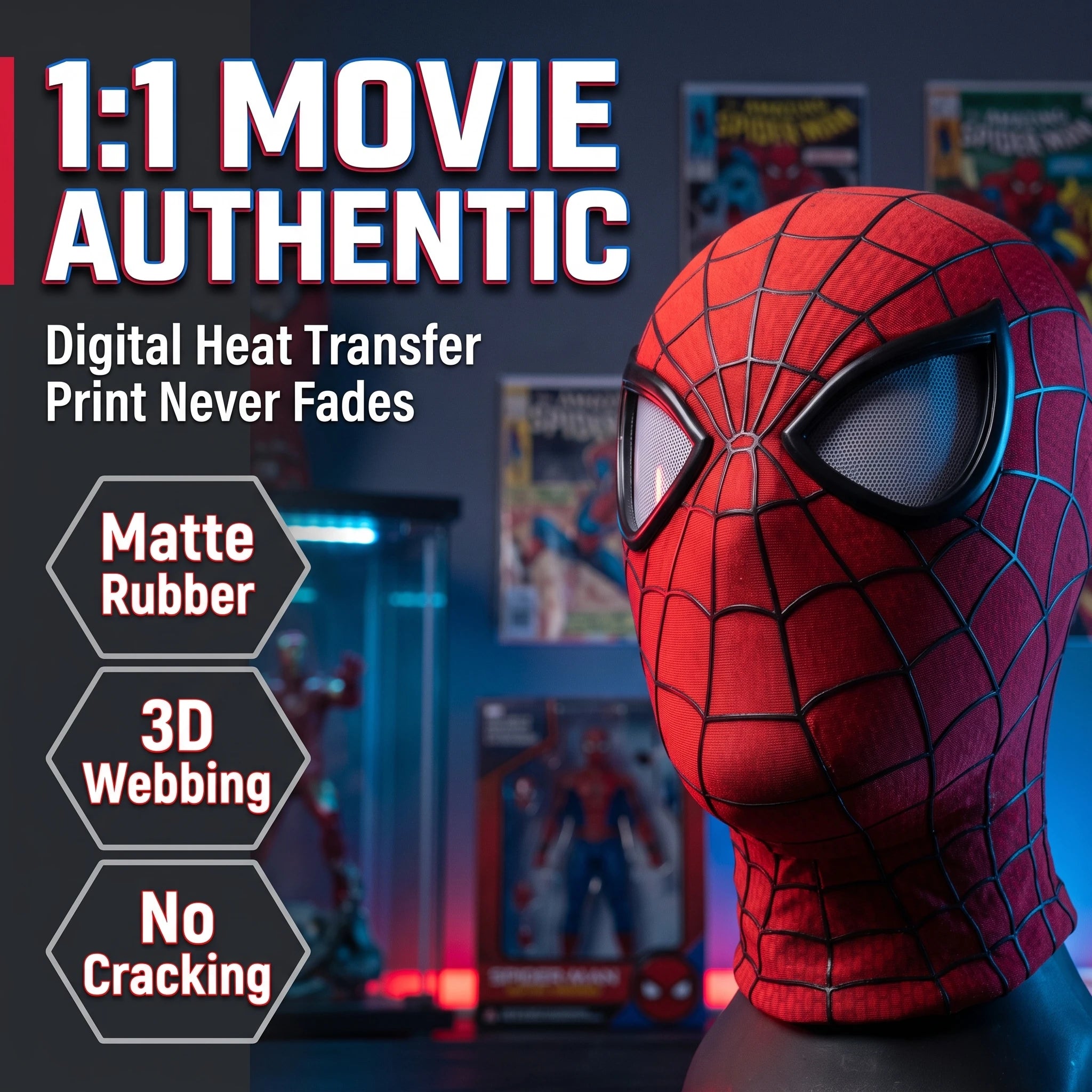 Masque Spider-Man 2 – version Garfield, Halloween et déguisement