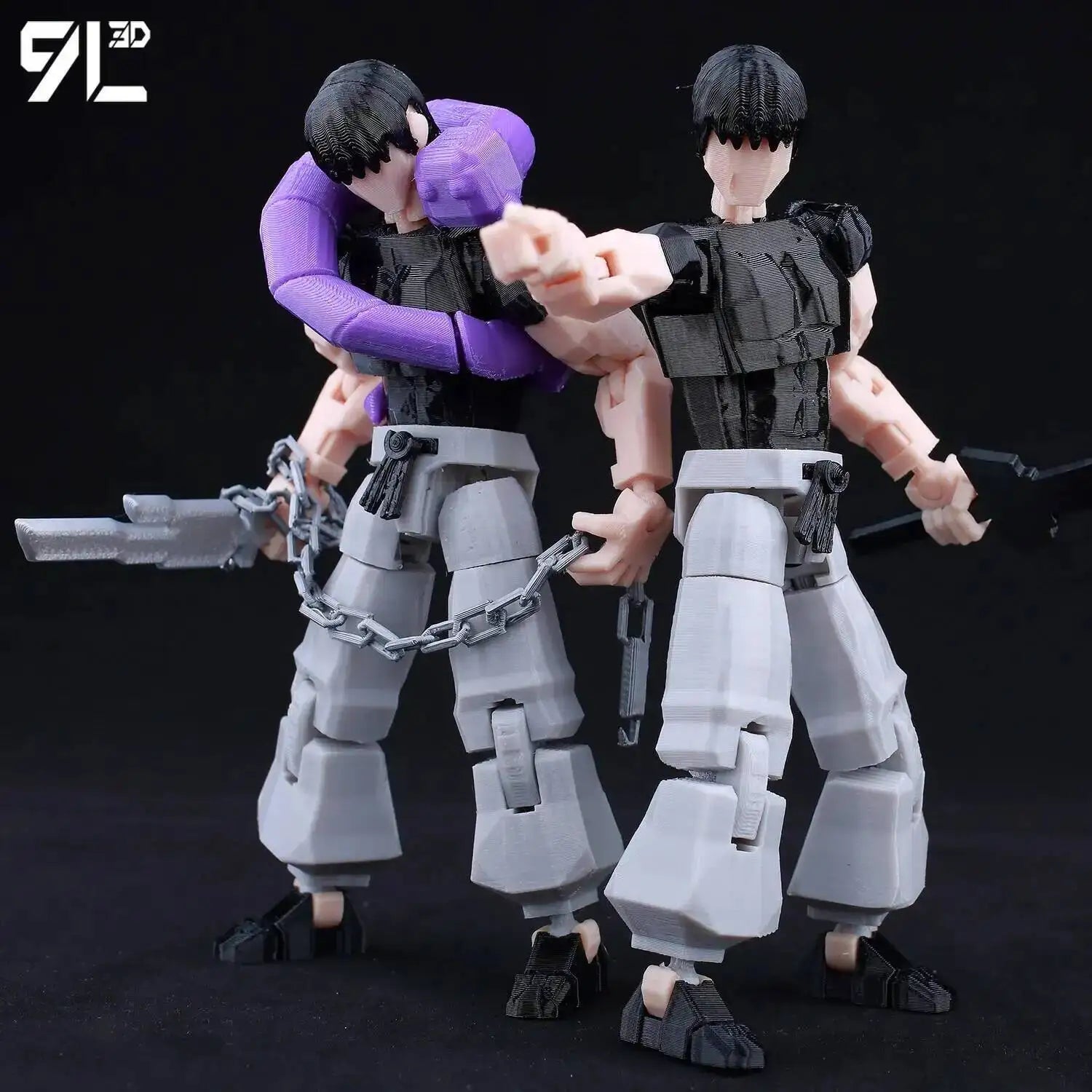Figurines articulées Jujutsu Kaisen Titan13 (14 cm) – Gojo, Sukuna, Megumi et plus