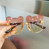 Lunettes de soleil pour enfants en forme d'ours