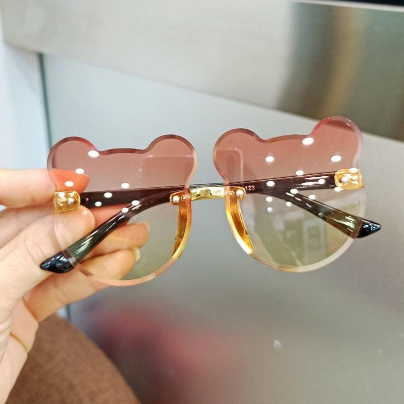 Lunettes de soleil pour enfants en forme d'ours