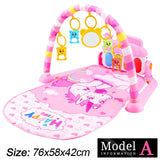 Support de Fitness pour bébé, jeu de musique, jouets d'activité de gymnastique, couverture rampante pour Piano pour nouveau-né, tapis de jeu à pédales, éducation précoce, cadeaux de 0 à 36 mois