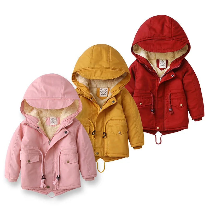 Manteau Hiver Enfant Doublure Polaire