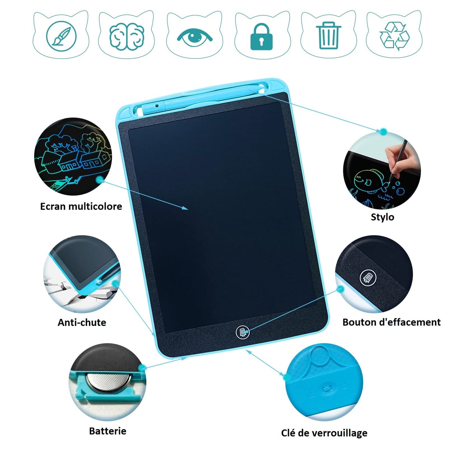 LCD Drawing Tablet for Kids | KidsPad