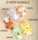 Histoire de la maternelle aides pédagogiques enfants éducation poupées animaux en peluche enfants jouets bébé marionnettes à doigt poupée bébé marionnette à main jouets