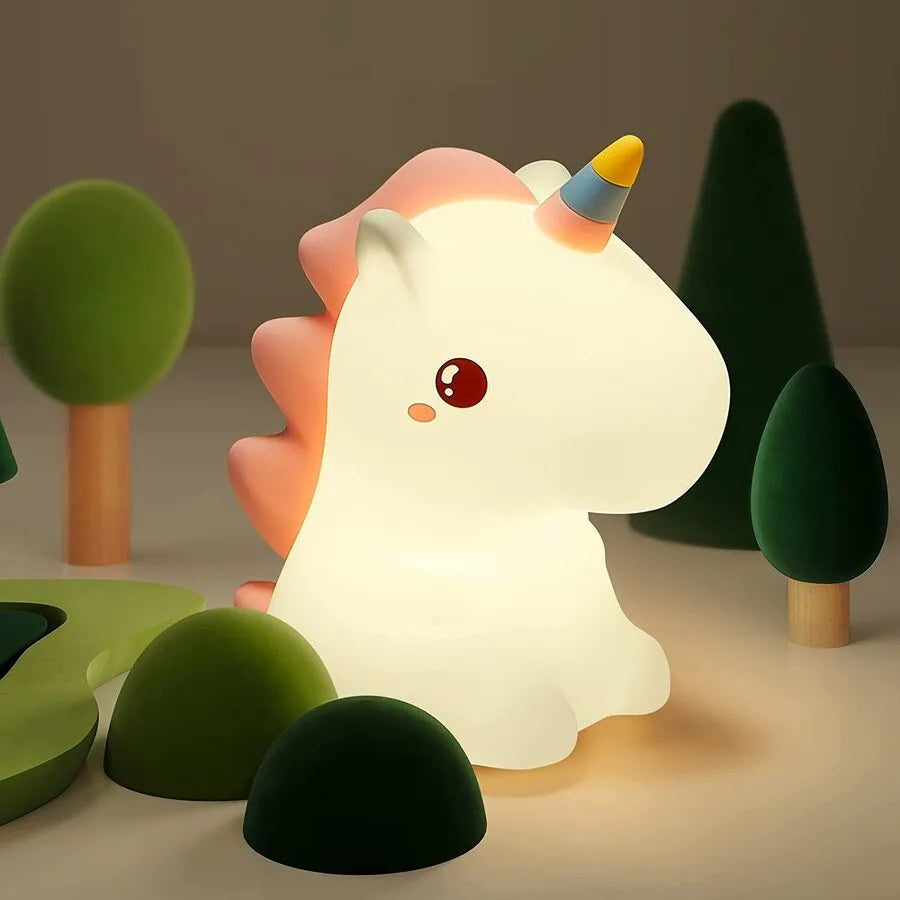 Veilleuse Licorne en Silicone LED