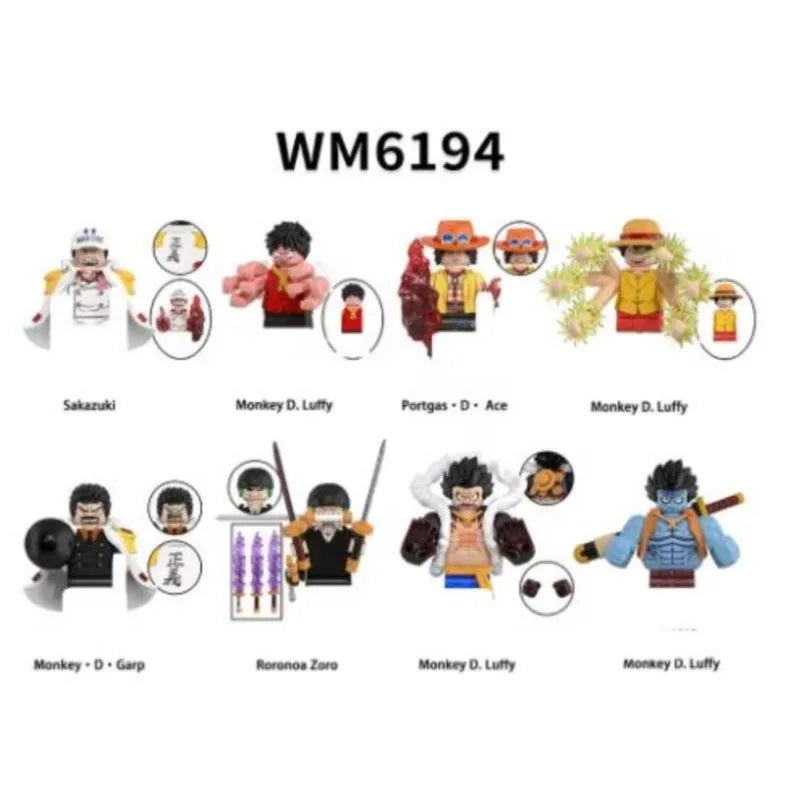 Mini-figurines One Piece à collectionner (4,5 cm) – nombreux personnages au choix
