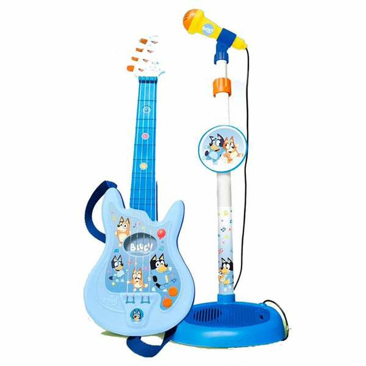 Bluey Adjustable Guitar for Kids Microphone 60 x 30 x 17 mm