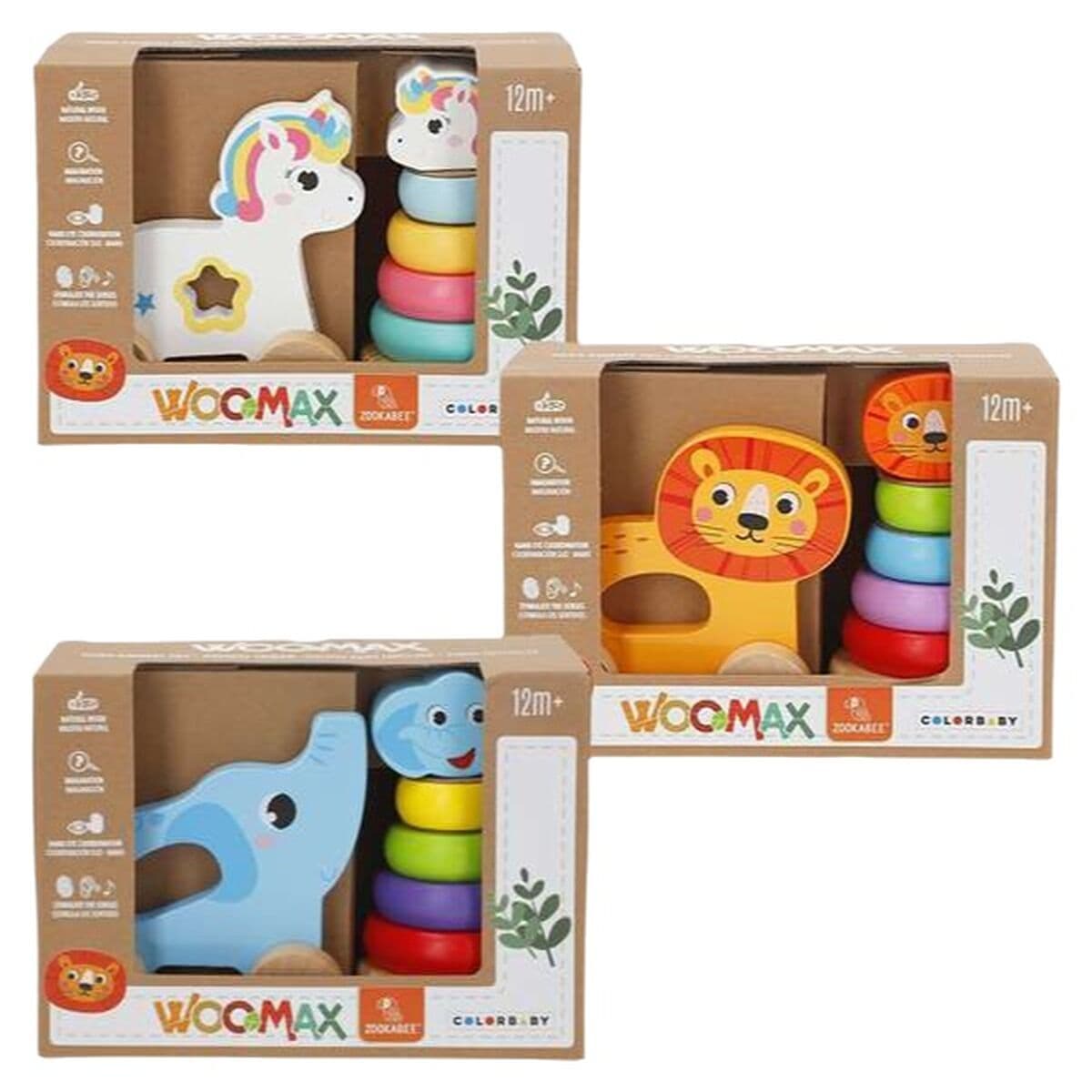 Colorbaby pull toy