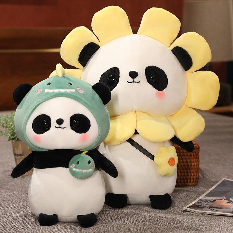 Panda di peluche travestito per neonato