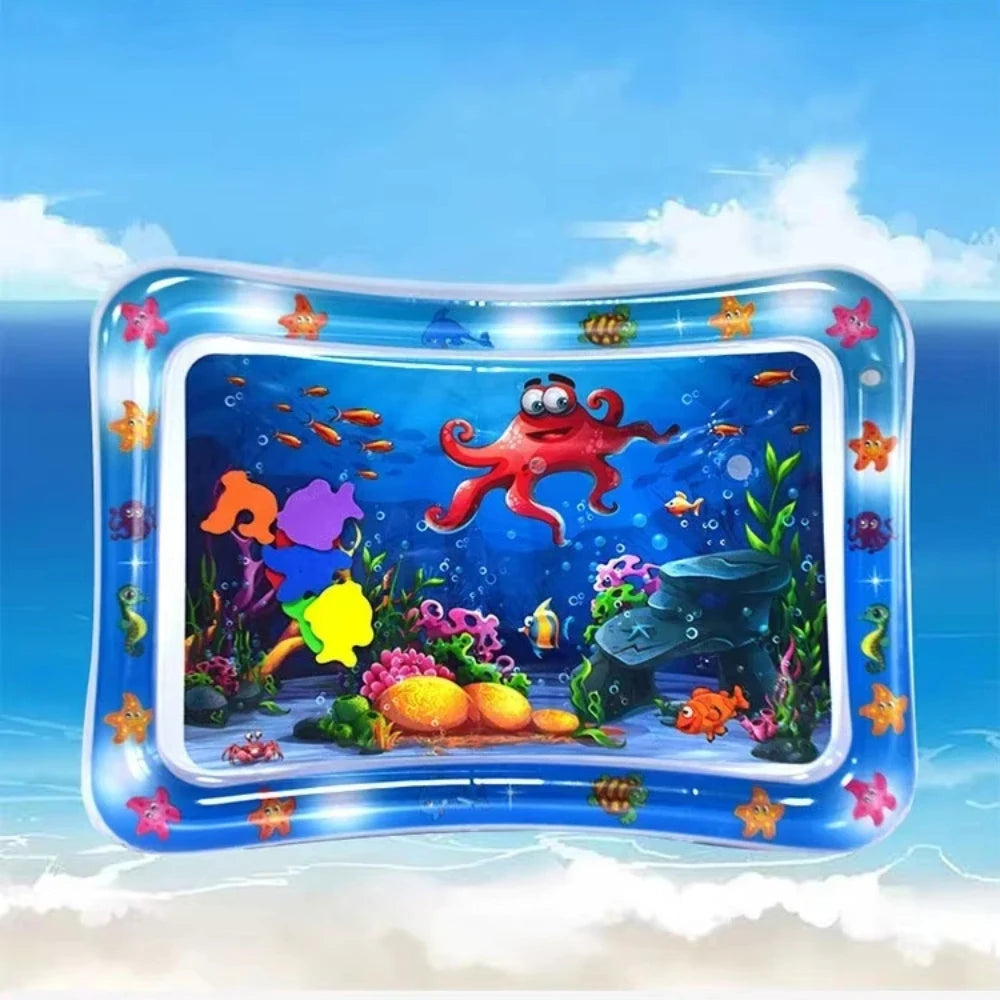 Tapis d'eau gonflable pour bébé – éveil sur le ventre