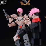 Figurines articulées Jujutsu Kaisen Titan13 (14 cm) – Gojo, Sukuna, Megumi et plus