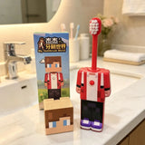 Brosse à dents Minecraft transformable – poils doux