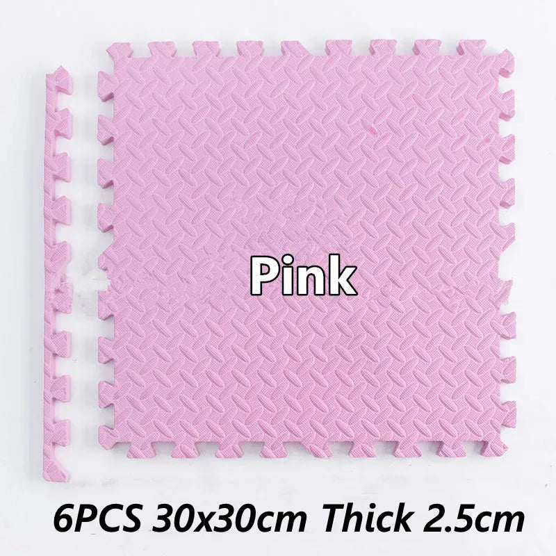 Tatame Gym pour bébés Tapis de jeu Tapis d'activités pour bébé Tapis de jeu 6 pièces Tapis de salle de jeu Tapis de jeu Tapis de bruit de sol Tapis de puzzle