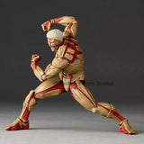 Figurine articulée L'Attaque des Titans Revoltech – Titan Blindé & Titan Originel (16-17 cm)