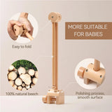 Hochet Mobile pour berceau de bébé de 0 à 12 mois, jouet en feutre de dessin animé, cloche de lit d'animal de forêt, support en bois suspendu, jouet Mobile pour nouveau-né