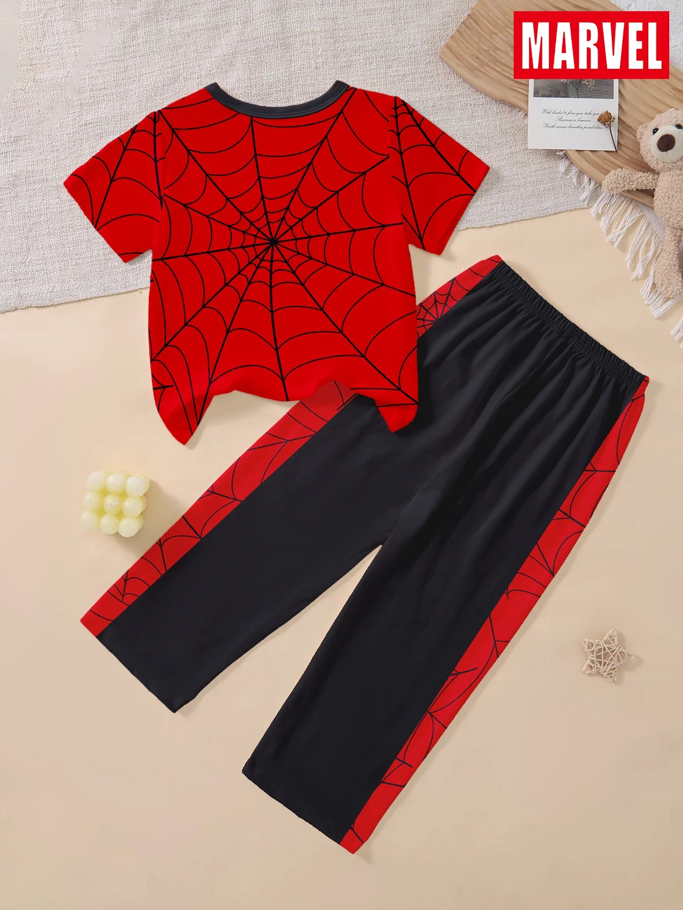Pyjama 2 pièces Spider-Man garçon – haut et pantalon