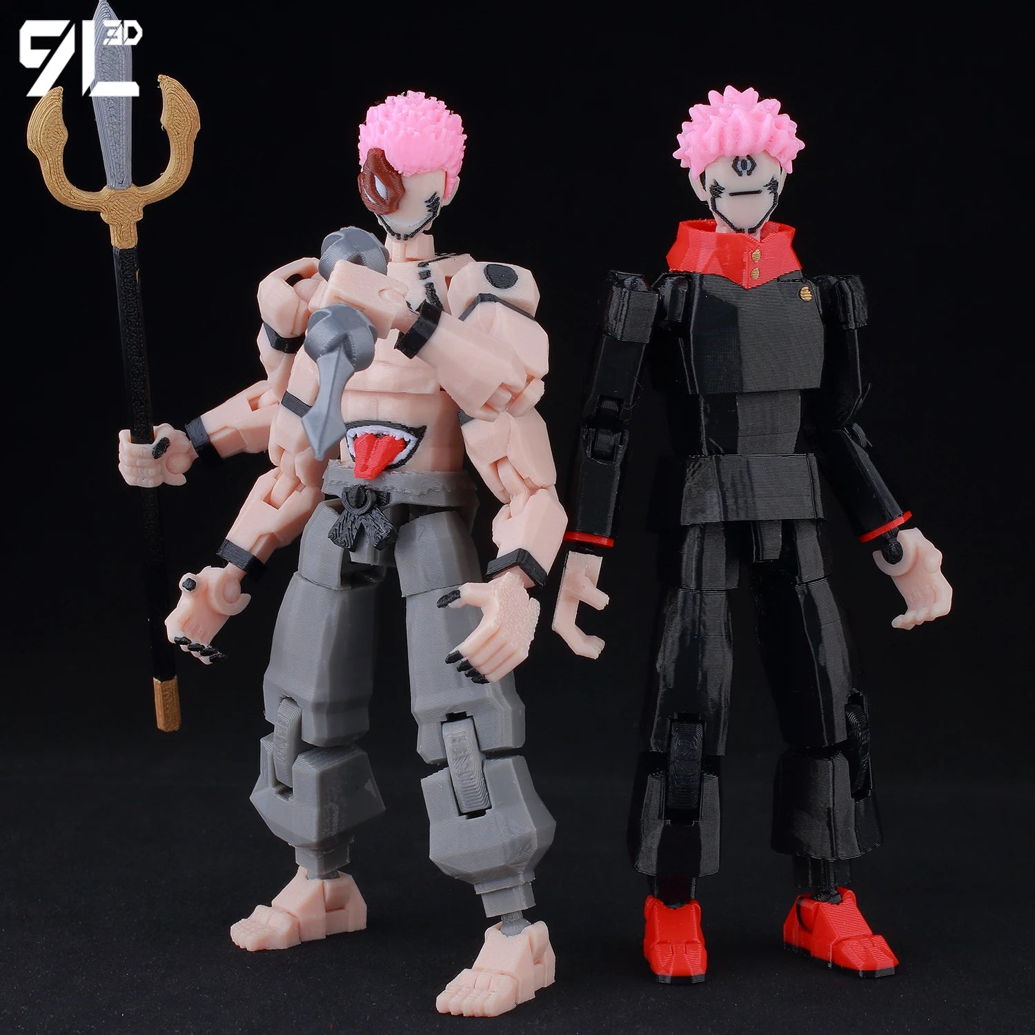 Figurines articulées Jujutsu Kaisen Titan13 (14 cm) – Gojo, Sukuna, Megumi et plus