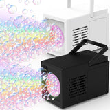 BuBulle - Portable Electric Bubble Machine for Kids - Fully Automatic Portable Outdoor Electric Toy, Outdoor Birthday Toy, Battery and Bubble Water Not Included, 10 holes