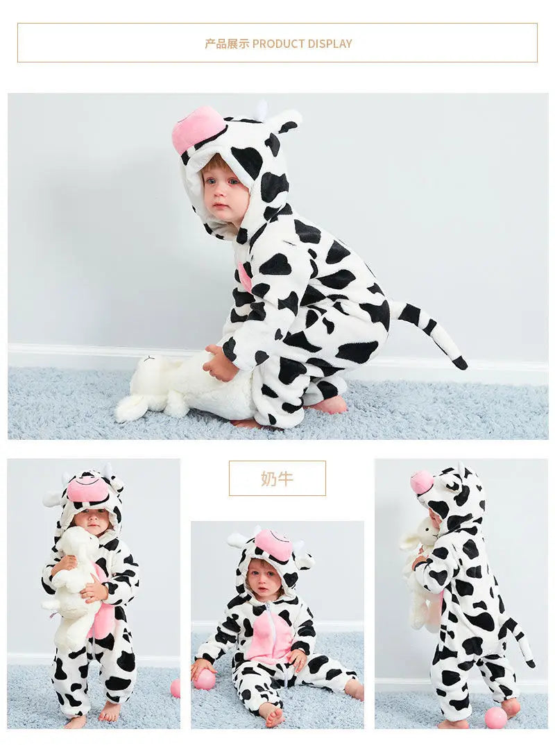Pyjama de dessin animé dinosaure pour bébé, grenouillères pour tout-petits, olympiques de batterie de nuit, vêtements de nuit, vêtements de nuit, garçons, filles, 0 à 4 ans, hiver