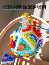 Cube d'activité Montessori – busy board sensoriel de voyage