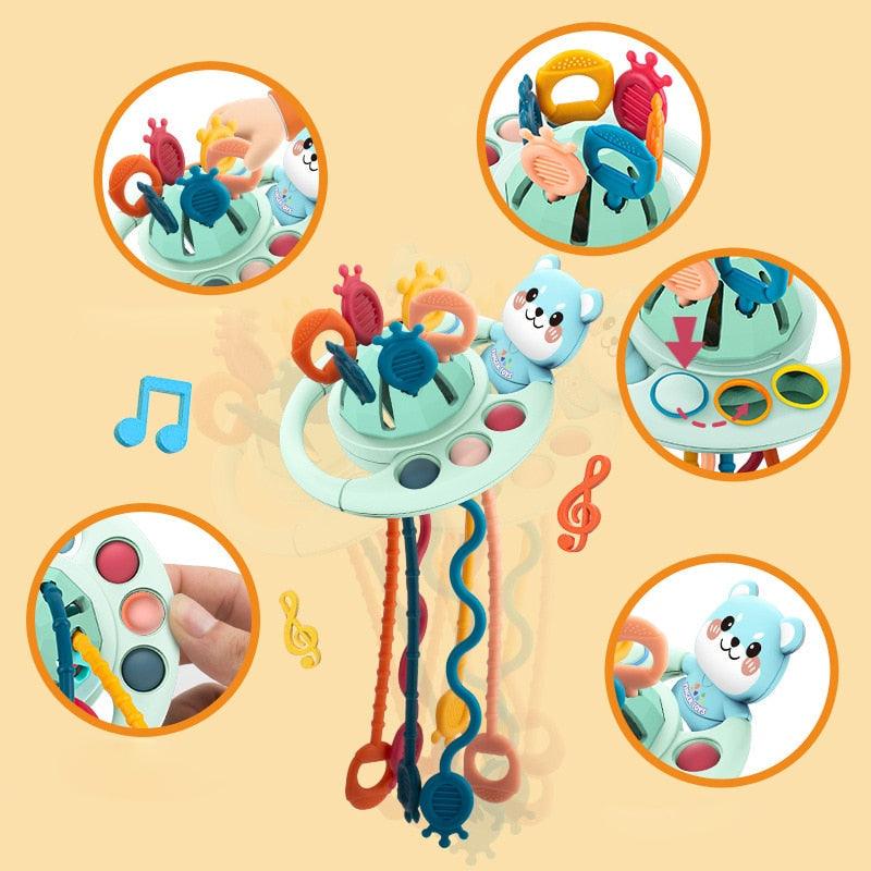 babycool™ - Gioco per la dentizione 3 in 1, lenitivo e sensoriale, per neonati