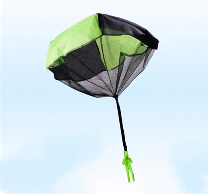 Flying Hand Toss Parachute for Kids – Fun Outdoor Toy with Soldier Figure