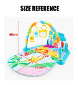 Support de Fitness pour bébé, jeu de musique, jouets d'activité de gymnastique, couverture rampante pour Piano pour nouveau-né, tapis de jeu à pédales, éducation précoce, cadeaux de 0 à 36 mois