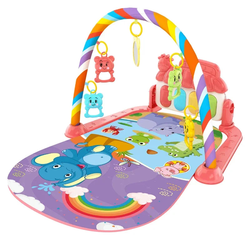 Tapis de jeu Musical pour bébé, support de gymnastique, tapis de jeu pour enfant, Puzzle, clavier de Piano, tapis de jeu pour bébé, tapis de jeu pour ramper, jouet pour bébé, cadeau