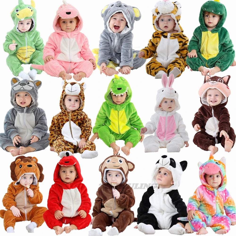 Pyjama de dessin animé dinosaure pour bébé, grenouillères pour tout-petits, olympiques de batterie de nuit, vêtements de nuit, vêtements de nuit, garçons, filles, 0 à 4 ans, hiver