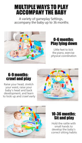 Support de Fitness pour bébé, jeu de musique, jouets d'activité de gymnastique, couverture rampante pour Piano pour nouveau-né, tapis de jeu à pédales, éducation précoce, cadeaux de 0 à 36 mois