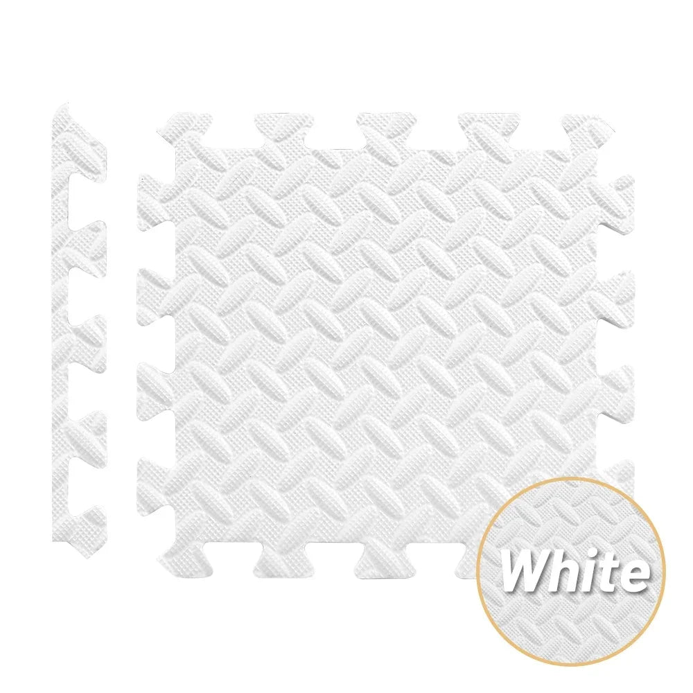 Carreaux de sol en mousse EVA à emboîtement pour salle de sport à domicile, polymère de fitness, puzzle antidérapant, équipement de gym, enfants, 4-20 pièces