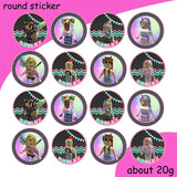 Décoration d'anniversaire Roblox fille – bannière et ballons rose/violet