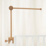 Cloche de lit en bois pour bébé, support courbé, hochets suspendus mobiles, jouets pour nouveau-né, support de boîte à musique, jouet de berceau pour bébé, support de bras, cadeaux