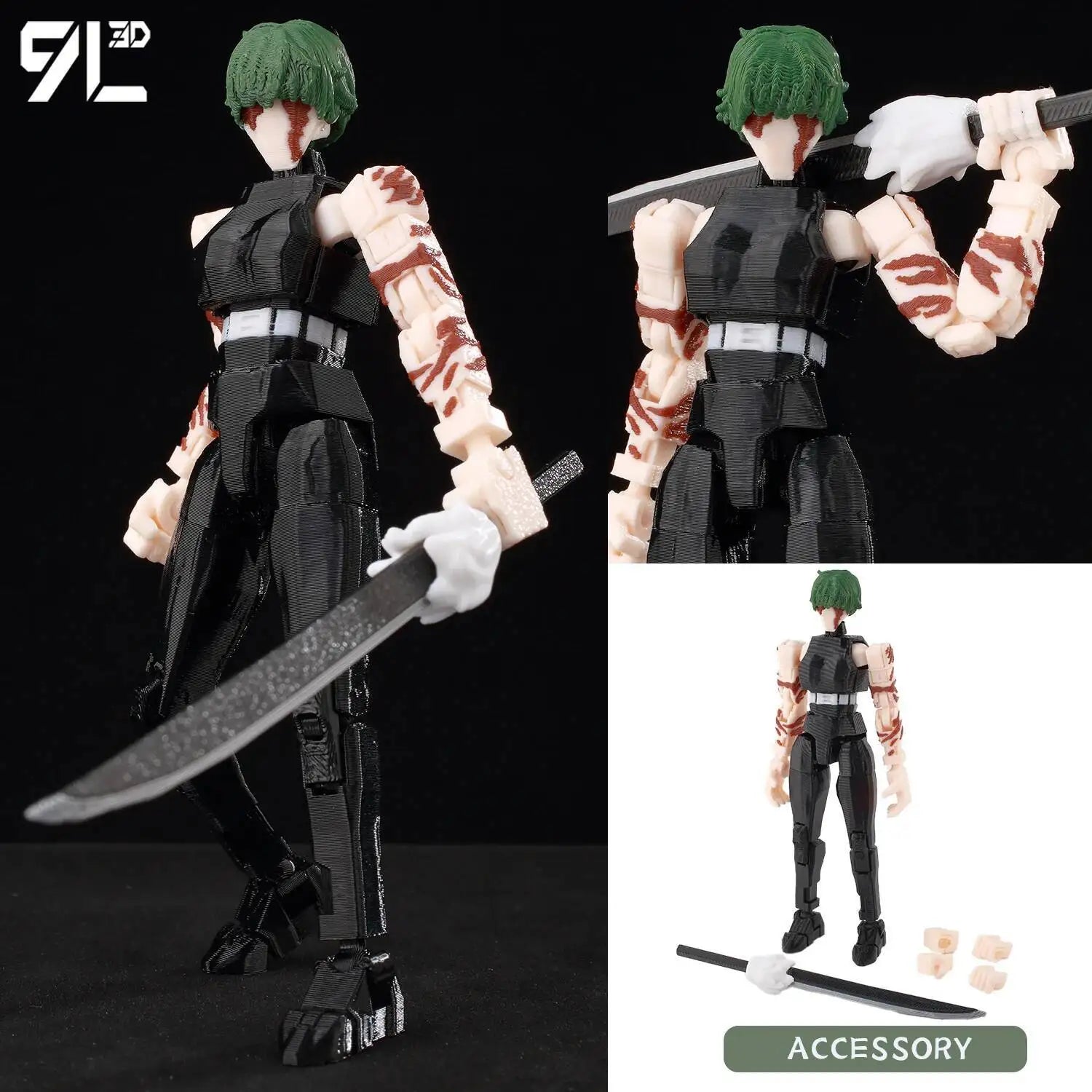 Figurines articulées Jujutsu Kaisen Titan13 (14 cm) – Gojo, Sukuna, Megumi et plus