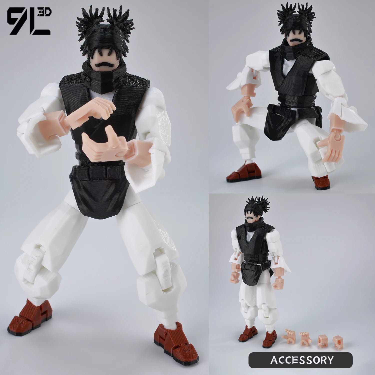 Figurines articulées Jujutsu Kaisen Titan13 (14 cm) – Gojo, Sukuna, Megumi et plus