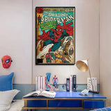 Affiche déco Marvel Spider-Man – art mural rétro sur toile