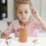 Jouet de tri Montessori en bois – association et motricité