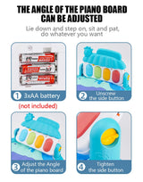 Support de Fitness pour bébé, jeu de musique, jouets d'activité de gymnastique, couverture rampante pour Piano pour nouveau-né, tapis de jeu à pédales, éducation précoce, cadeaux de 0 à 36 mois