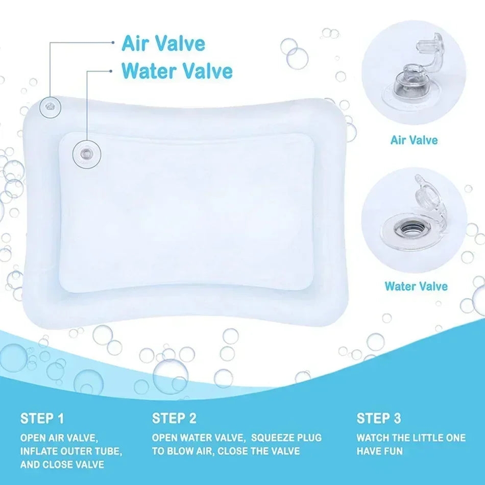 Tapis d'eau gonflable pour bébé – éveil sur le ventre
