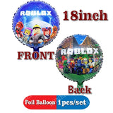 Ballons en aluminium Roblox – décoration d'anniversaire