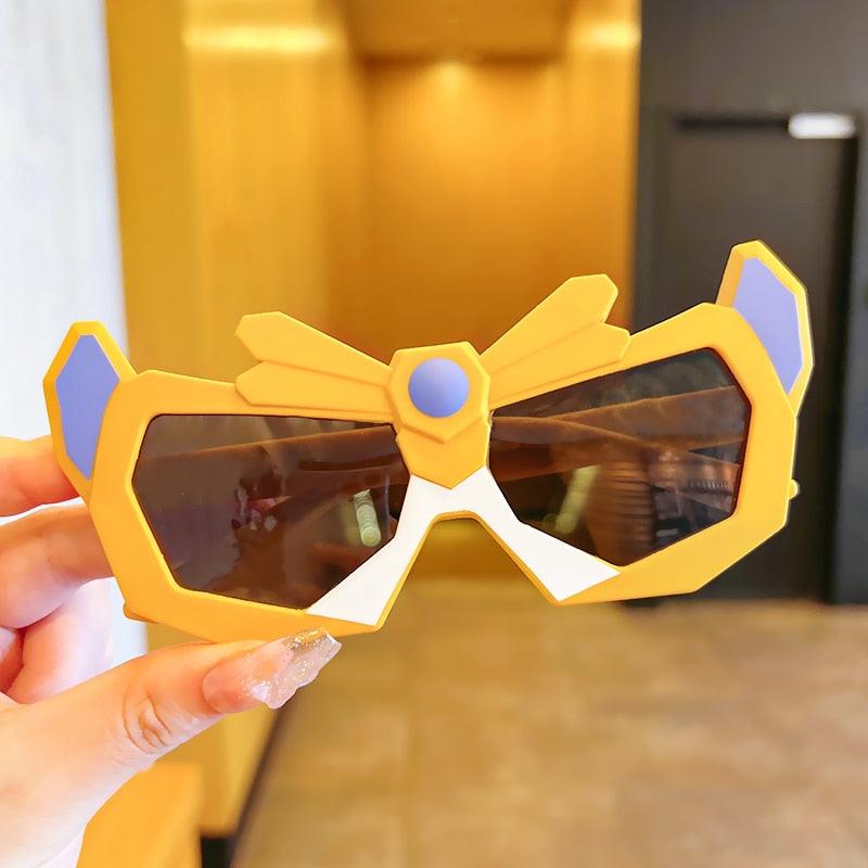 Lunettes de soleil pour enfants avec oreilles de dessin animé