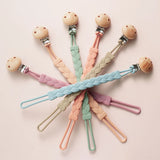 Attache Tétine Silicone - Torsade