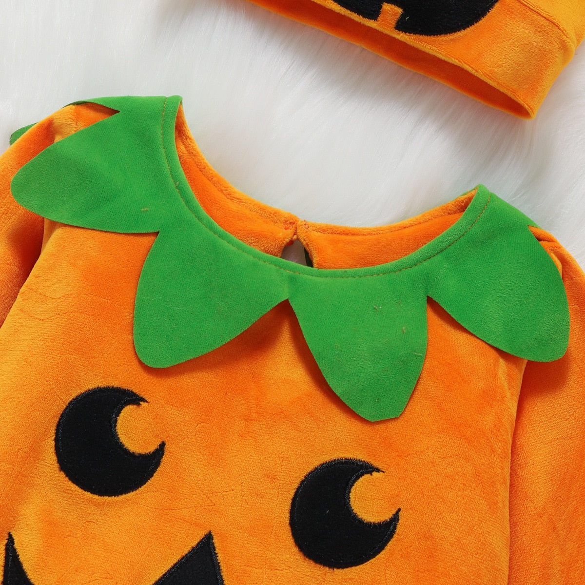 Baby Pumpkin Halloween Costume Set