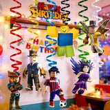 Décorations de plafond Roblox – 6 spirales suspendues
