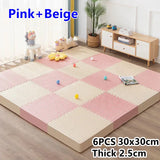 Tatame Gym pour bébés Tapis de jeu Tapis d'activités pour bébé Tapis de jeu 6 pièces Tapis de salle de jeu Tapis de jeu Tapis de bruit de sol Tapis de puzzle