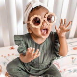 Lunettes de soleil en forme de fleur pour enfants