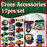 Lot Roblox 17 pièces – breloques et sandales à décorer