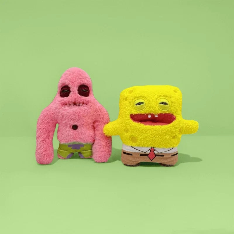 Peluche Bob l'éponge et Patrick 22 cm – petits monstres rigolos