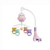Mobile musical pour berceau de bébé avec projecteur, télécommande, veilleuse, jouet sensoriel suspendu pour nouveau-nés, poussette pour nourrissons
